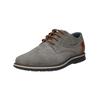 Schnürschuh BUGATTI "bugatti Businessschuhe Veloursleder", Herren, Gr. 44, grau, Veloursleder, elegant, Schuhe