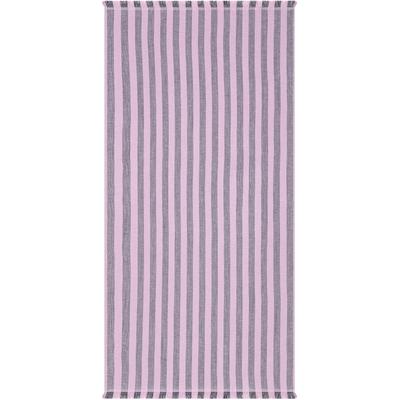 Strandtuch EGERIA "Pestemal", rosa (rose), B:80cm L:180cm, gewebte Ware, Obermaterial: 65% Baumwolle, 20% Polyester, 15% Viskose, Handtücher (Packung), 80x180 cm, mit Fransen Image