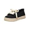 Espadrille TOMS "TOMS Halbschuhe Textil", Damen, Gr. 42, schwarz (schwarz, beige), Textil, casual, Schuhe