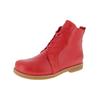 Schnürstiefelette ANDREA CONTI "Andrea Conti Stiefelette Leder", Damen, Gr. 41, rot (chili), Leder, casual, Schuhe