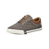 Sneaker MUSTANG SHOES "Mustang Shoes Sneaker Lederimitat", Herren, Gr. 45, grau (dunkelgrau), Lederimitat, casual, Schuhe