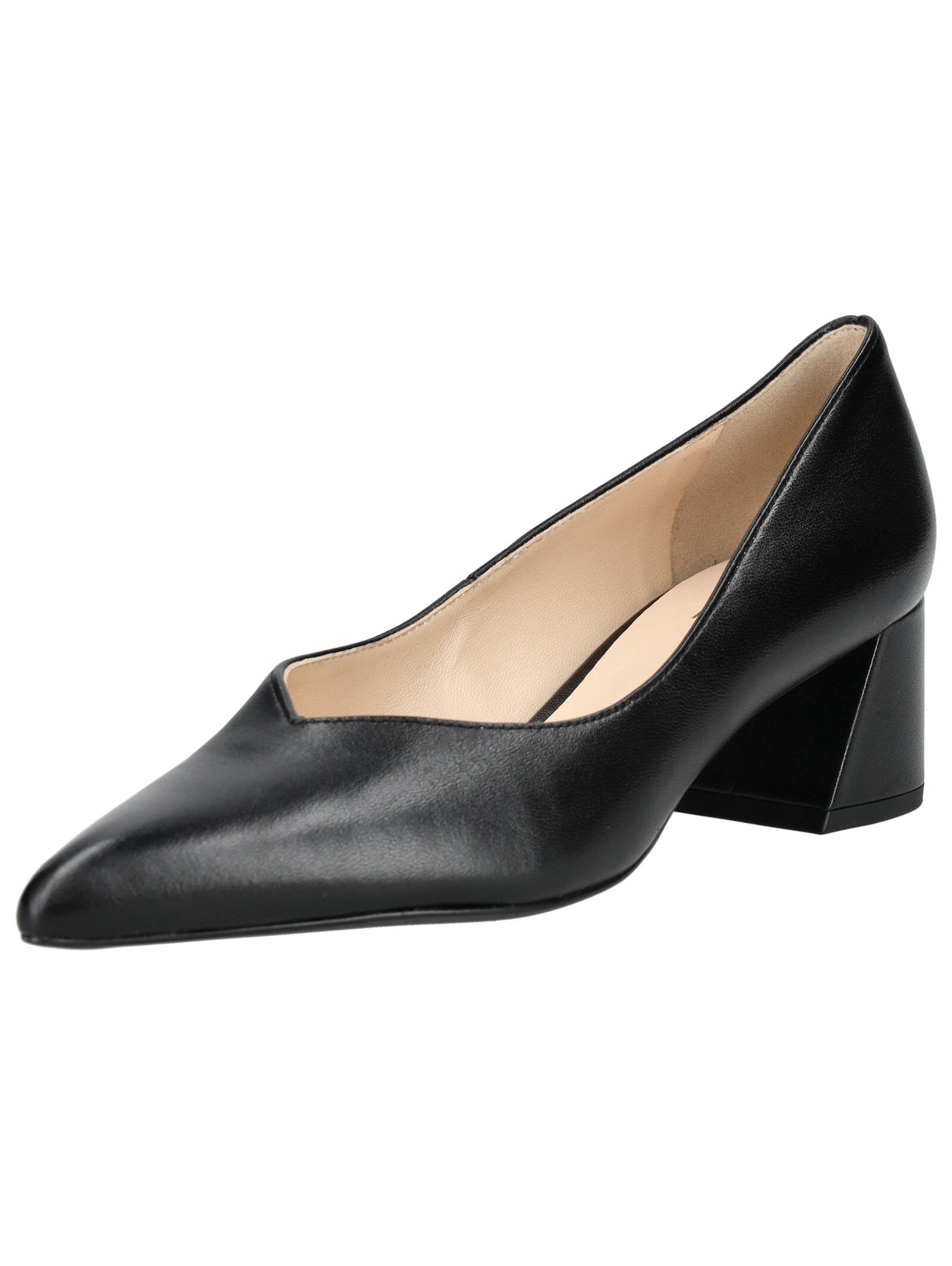Pumps HÖGL "Högl Pumps Leder", Damen, Gr. 37,5, schwarz, Leder, Casual, Schuhe