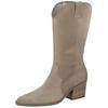 Stiefel PAUL GREEN "Paul Green Stiefel Veloursleder", Damen, Gr. 37,5, beige, Veloursleder, casual, Schuhe