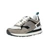 Sneaker BULLBOXER "Bullboxer Sneaker Leder", Herren, Gr. 43, grau (hellgrau), Leder, casual, Schuhe