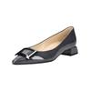 Pumps HÖGL "Högl Pumps Leder", Damen, Gr. 41, grau (iron), Leder, casual, Schuhe
