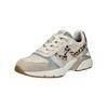 Sneaker MUSTANG SHOES "Mustang Shoes Sneaker Lederimitat/Textil", Damen, Gr. 37, blau (beige, blau), Lederimitat, Textil, casual, Schuhe