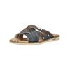Pantolette MUSTANG SHOES "Mustang Shoes Pantoletten Lederimitat", Herren, Gr. 42, blau (navy), Lederimitat, casual, Schuhe