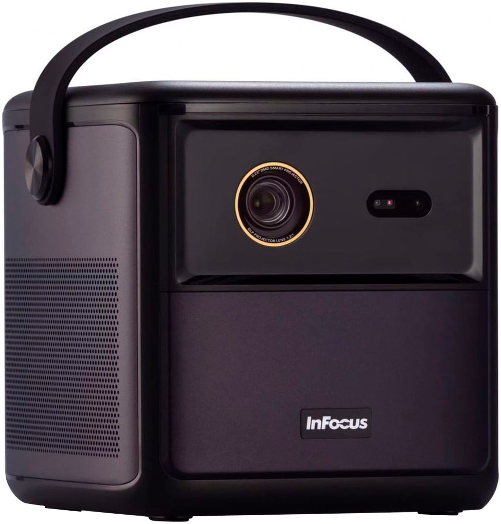 INFOCUS Beamer "Beamer mit LED, Full HD, 450 ISO-Lumen, HDR10, 3D, Google TV, WLAN", schwarz, B:13cm H:14,7cm T:12,8cm, Beamer Image