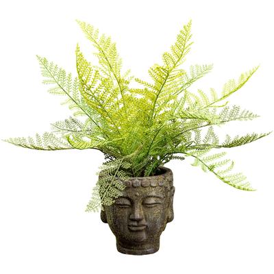 Kunstpflanze CREATIV GREEN "Farnbusch", grün, H:35cm, Kunstpflanzen, im außergewöhnlichen Gefäß Image