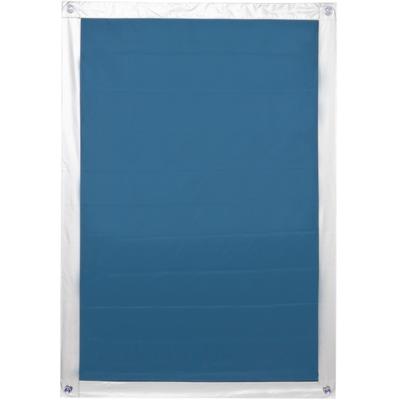 Dachfensterrollo LICHTBLICK ORIGINAL "Haftfix Hitzeschutz Verdunkelung" Gr. 6, blau, B:94cm H:91,5cm, Polyester, Rollos, mit Thermobeschichtung Image
