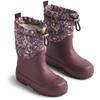 Gummistiefel WHEAT "Wheat Winter - Gummistiefel Thermo Snowboot Drizzle", Damen, Gr. 22, Normalschaft, lila tulips, 50% Natur-Gummi, 50% Polyester, Schuhe
