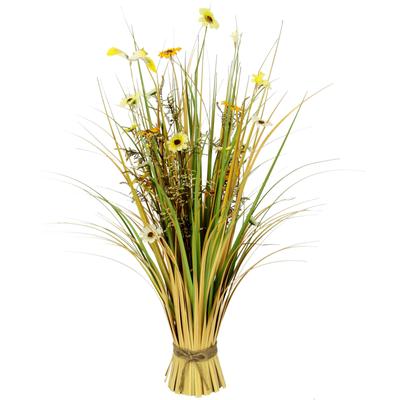 Kunstgras I.GE.A. "Blütengrasbund", beige (natur), B:26cm H:65cm T:26cm, Kunststoff, Kunstpflanzen Image