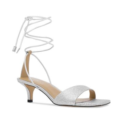 Michael Jaida Ankle-tie Sandals - Metallic - Michael Kors Heels