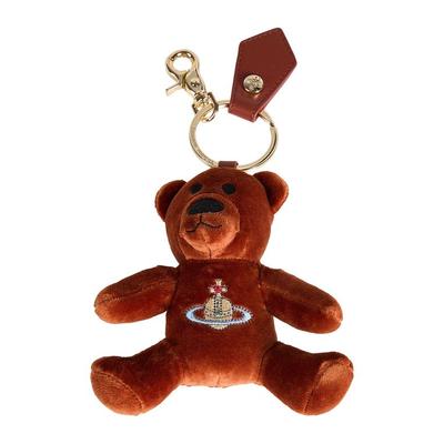Key Ring Cotton - Brown - Vivienne Westwood Bag Accessories