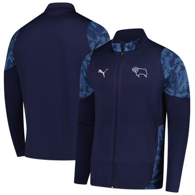 Derby County PUMA Trainingsjacke - Marineblau Image