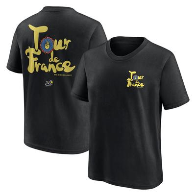 Tour de France Bubble Grafik T-Shirt - Schwarz - Kinder Image