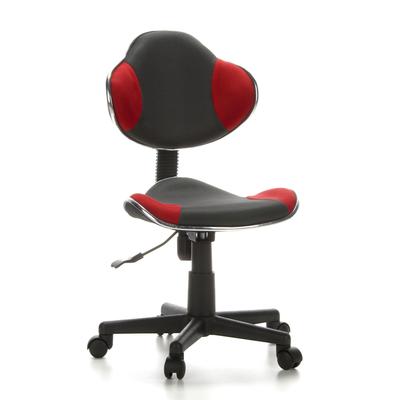 TEMU Hh Office 633002 Kids Swivel Chair 2 Grey Red Ergonomic Height-adjustable Office Chair For School Beginners Youth Desk Chair Image