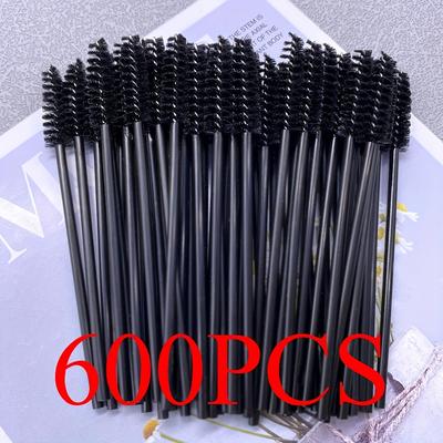 TEMU 300/600pcs Eyelash Brush, Lash Makeup Tool Set For Eyelash Extension Image