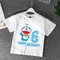 Doraemons Clothes Children Summer Birthday T Shirt Print Cartoon Boy Girl Short-Sleeve Tops Baby Tee Clothing Kid Birthday Gift