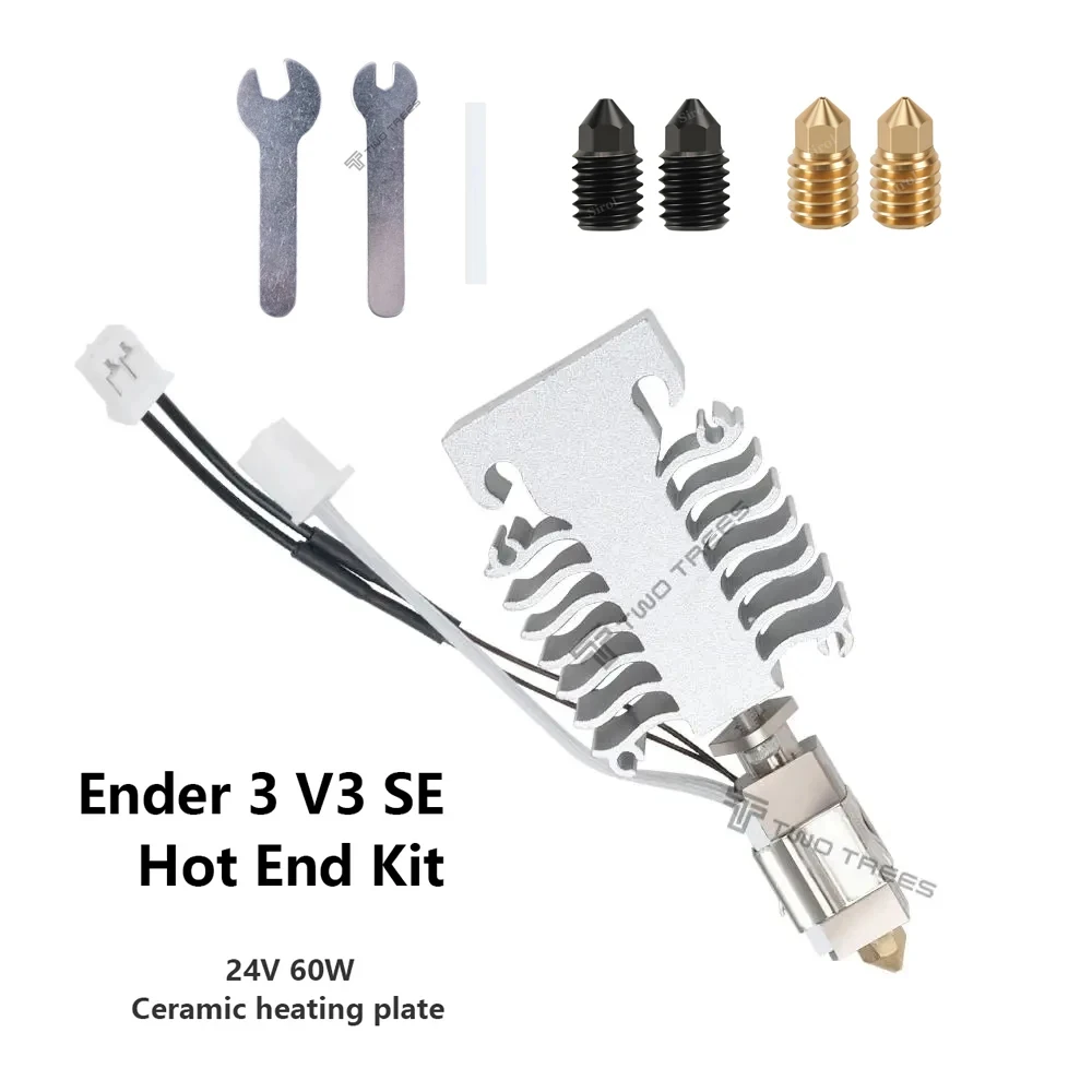 Neues Upgrade Hotend für Creality Ender 3 V3 SE Hot End Kit 24 V 60 W Keramikheizung für Ender3 V3 Se 3D-Drucker-Heizblock-Kit Image