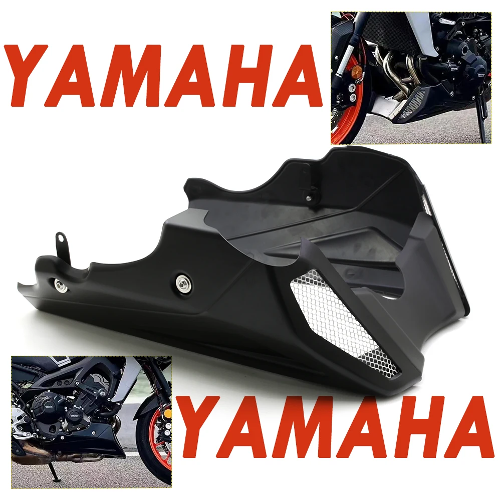 Per YAMAHA MT-09 MT 09 SP Tracer 9 GT 2021-2026 XSR900 FZ9 FJ9: Protezioni Sottocarena Motore e Spoiler Inferiore per Moto