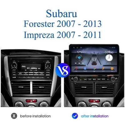 For Subaru Forester Impreza 2007 2009 2011 2013 Android 14 8G Ram Car Autoradio DVD Cassette PC