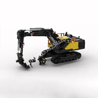 2061PCS Moc Volvos Ec220e Bagger in Engineering Fahrzeuge Bausteine Kreative Montage Ziegel Spielzeug Kinder Urlaub Geschenke Image