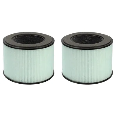 2x Hepa-Filter für Partu-BS-08, 3-in-1-Filtersystem mit Vorfilter, echtem Hepa-Filter und Aktivkohle Image