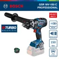 Bosch BITURBO Professional GSR18V-150C Trapano a percussione a batteria senza spazzole Cacciavite 150Nm Utensili elettrici professionali Bosch