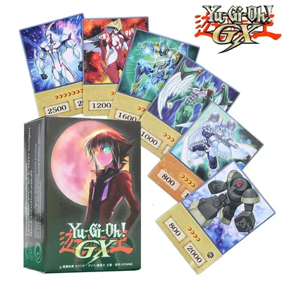 100PCS/BOX Yu-Gi-Oh! Dueling Monsters Blau-Augen Weiß Drachen Karten E-HERO Yugioh Exodia GX Image