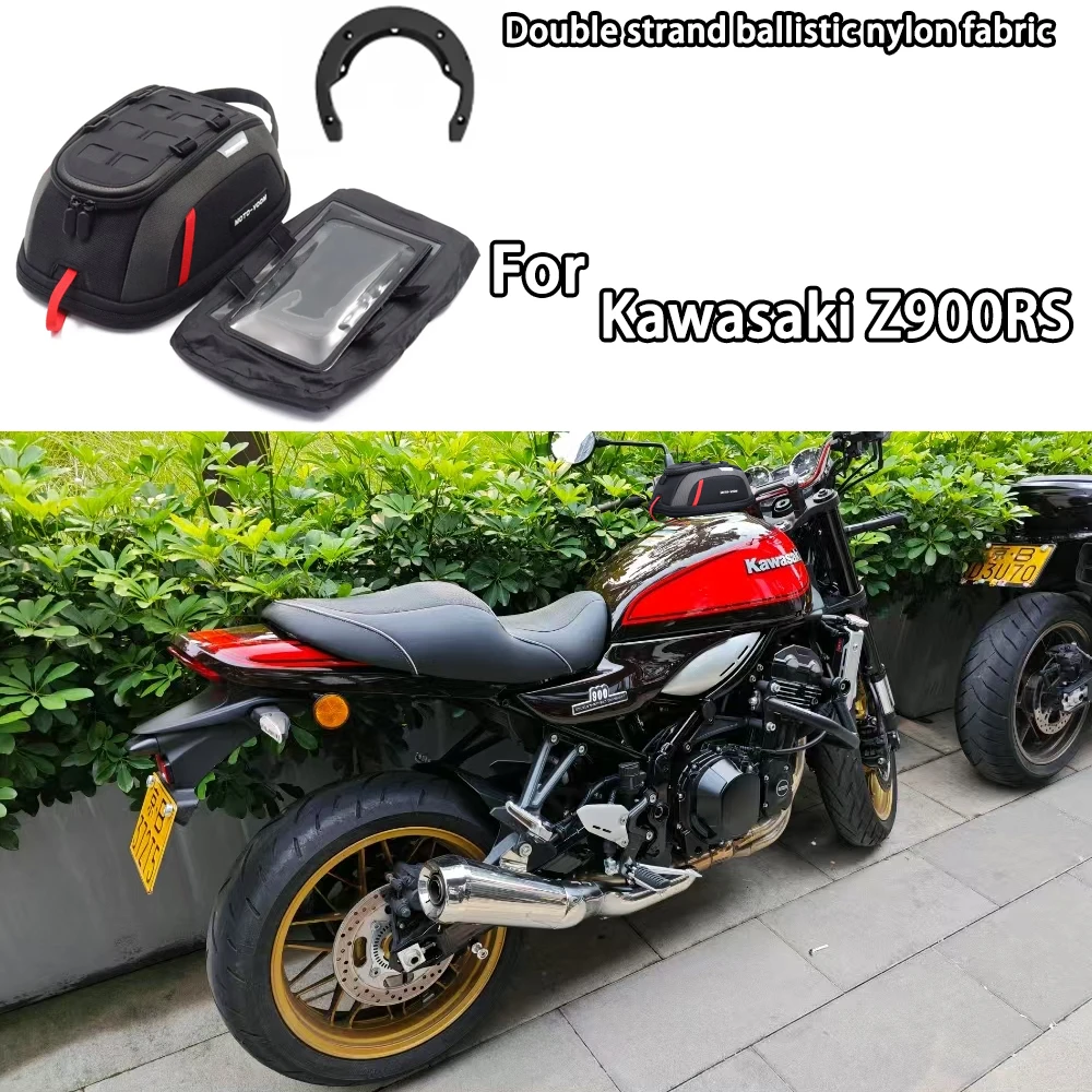 Borsa da serbatoio per moto per Kawasaki Z900RS Borsa da serbatoio magnetica per Kawasaki Z1000 Borsa da serbatoio rapido Borsa da serbatoio per micro serbatoio a sgancio rapido