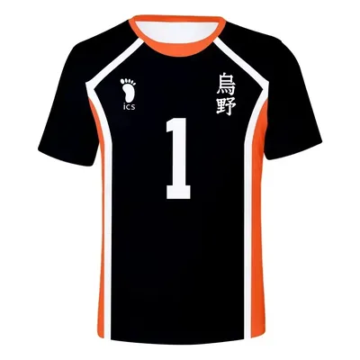 2025 New 3D T-shirt Summer Haigui Short Sleeved Shirt Men's Volleyball Team Uniform Training Suit