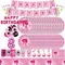 Prinzessin Thema Geburtstag Dekorationen Kinder Mädchen Geburtstag Party Supplies Set Geschirr Teller Tasse Serviette Papier Tasche Banner Ballons