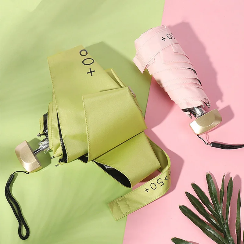 Mini-Sonnenschirm, Regenschirm, Taschenschirm, faltbarer Regenschirm, UV-Schutz, Sonnenschutz, Sonnenschirm, Taschen-Sonnenschirm, Kapsel Image
