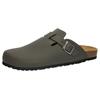 Clog LICO "Pantolette Bioline Clog Soft", Gr. 45, grün, Synthetik, Schuhe