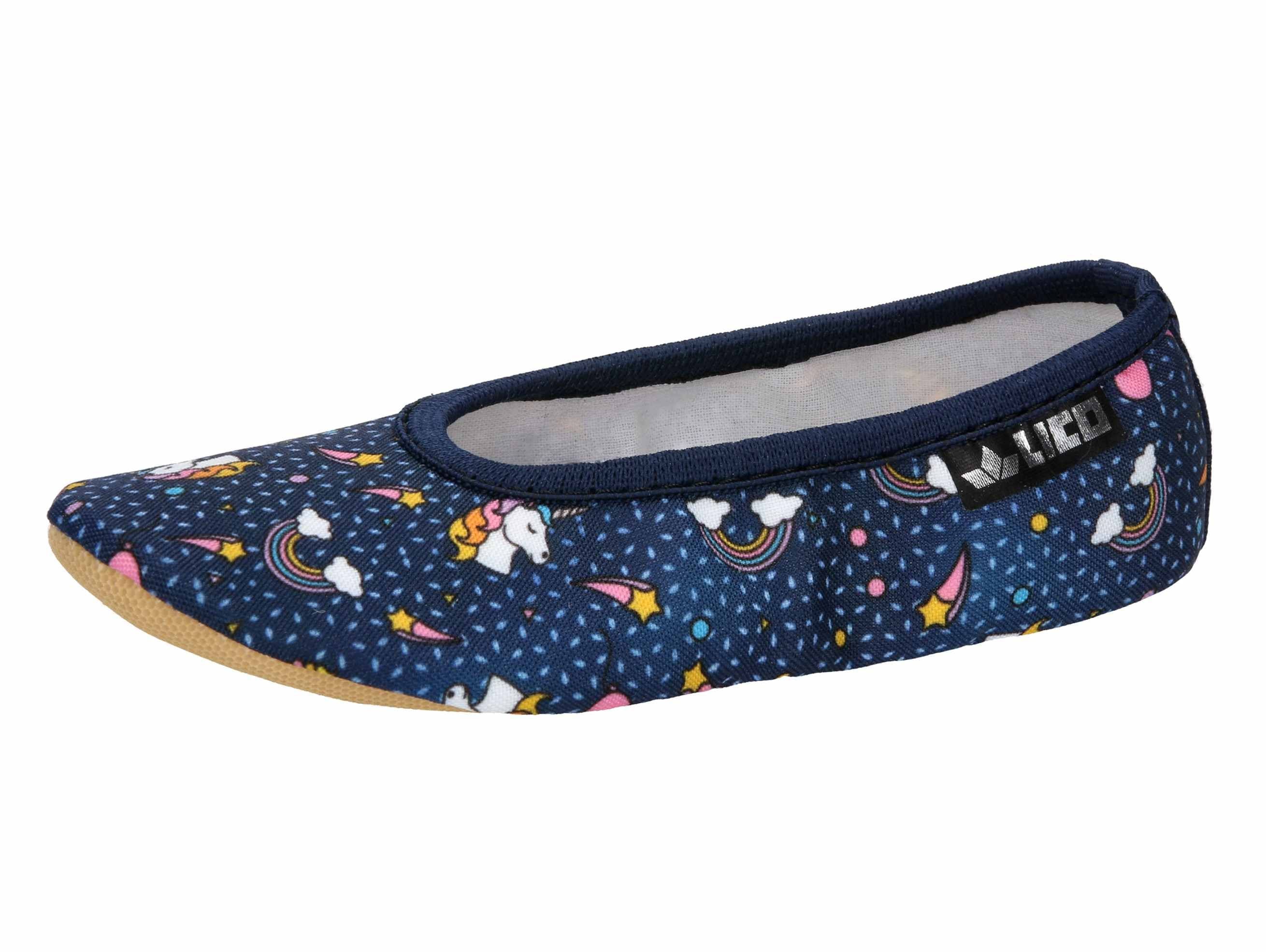 Gymnastikschuh LICO "Gymnastikschuh G 1 Style", Kinder, Gr. 27, blau, Textil, Schuhe Image