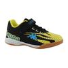 Hallenschuh KAPPA "Joy", Gr. 33, schwarz, gelb, turkis, Synthetik, Textil, sportlich, Schuhe