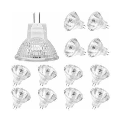 MR11-Halogenlampen (12er-Pack), GU4 12 v 20 w Halogenlampe, dimmbare Mr11 GU4-Glühbirne, 2-polige Image