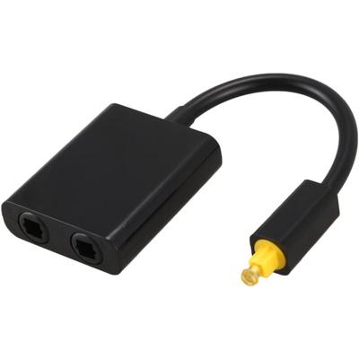 Optischer spdif Audio Splitter 2 Wege Toslink Adapter 1 Eingang Ausgang Kabel Hub Image