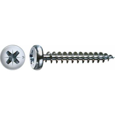SPAX Universalschraube, 3 x 20 mm, 1000 Stück, Vollgewinde, Halbrundkopf, Kreuzschlitz Z1, Image