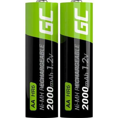 Green Cell - HR6 Mignon (AA)-Akku NiMH 2000 mAh 1.2 v 2 St. Image