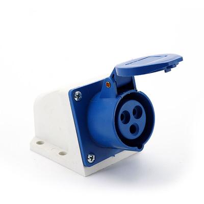 16 Ampere 3-polige Industriesteckdose 220 V-250 Volt, wasserdicht, IP44, wasserdicht, 2P+E, 16 A Image