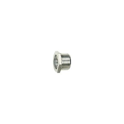 Reduziernippel, kurz, g 1/2 a., g 1/4 i., sw 22, Edelstahl 1.4571 - Riegler Image