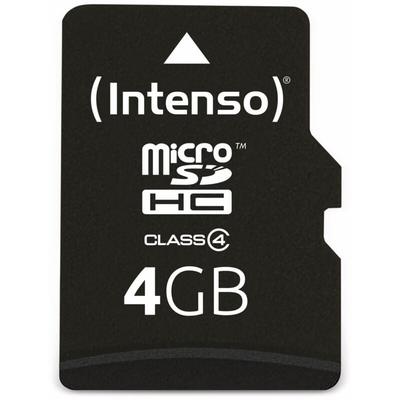 MicroSDHC Card, 4 gb, - Intenso Image