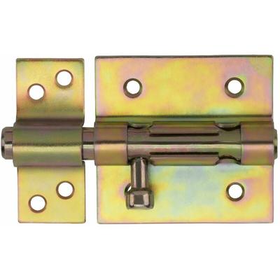 So-tech - 2er Pack - Gartentorverriegelung Länge 108 mm Stahl gelb verzinkt Image