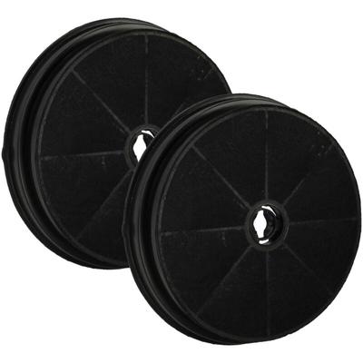 Vhbw - 2x Aktivkohlefilter kompatibel mit Indesit F075279 (H160TIX), F076797 (H451IX) Image