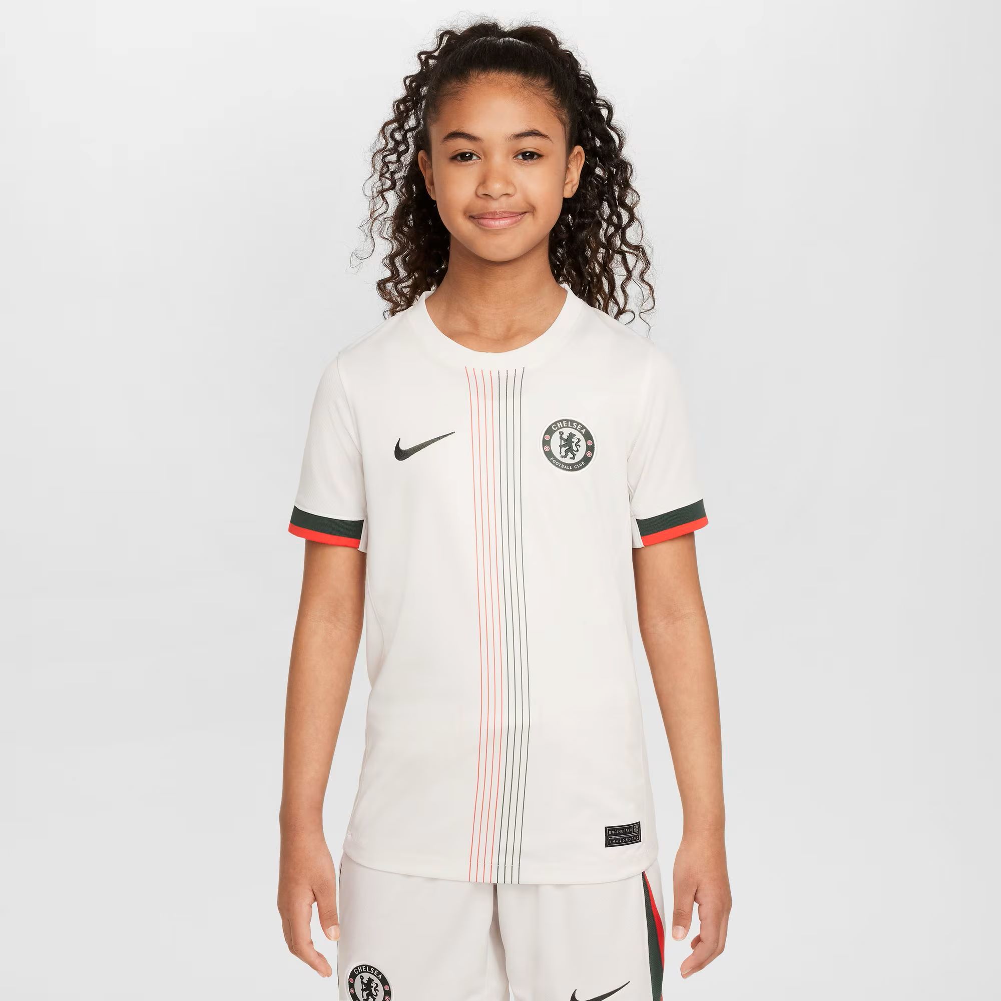 Chelsea Nike Auswärts-Stadiontrikot 2025–26 – Kinder Image
