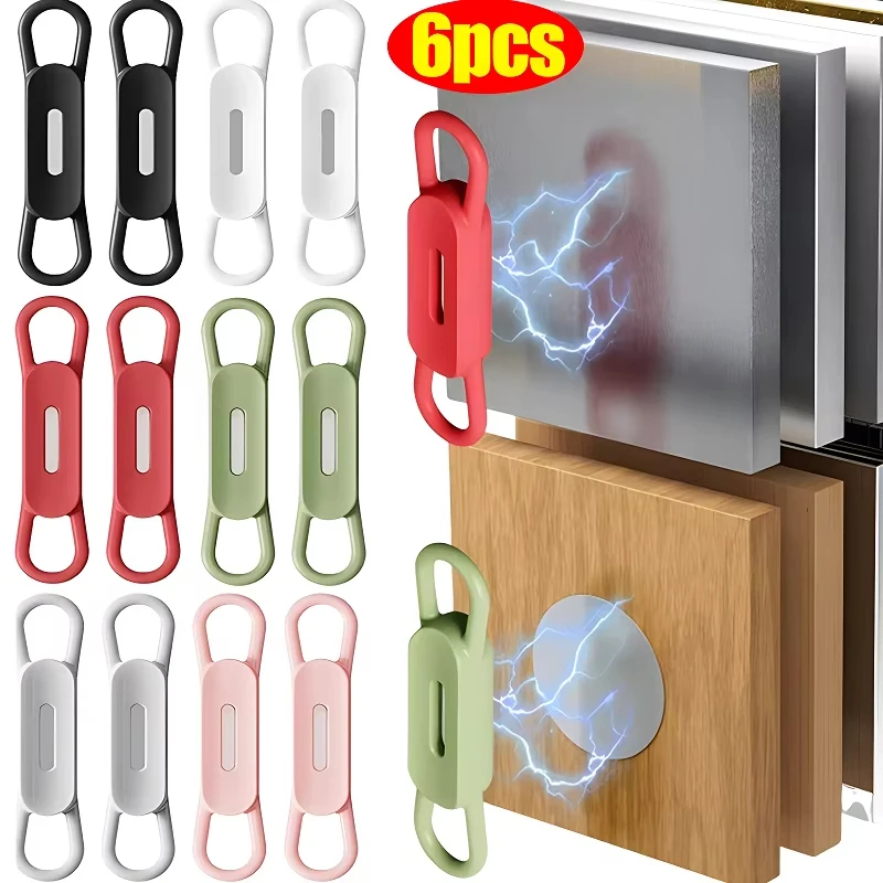 6 stücke Magnetische Stift Bleistift Halter Silikon Einstellbare Stift Haken Clip Für Schreibtisch Kühlschrank Whiteboards Büro Schreibtisch Marker Organizer