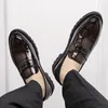 Luxus Herren Business Kleid Schuhe PU Schwarz Braun Britisches Business Büro Modische Hochwertige Loafer Größe 38-48 Herren Schuhe