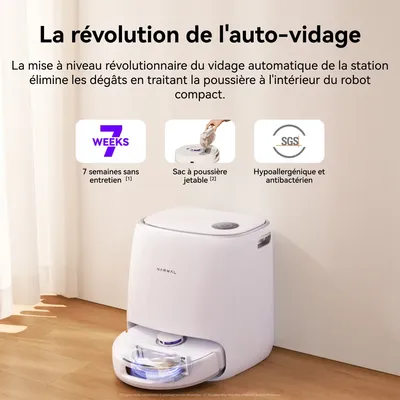NARWAL Freo X Ultra Robot Aspirateur Laveur, Nettoyage Intelligent, 8200 PA, Z Maga-Enchev Tam, Image